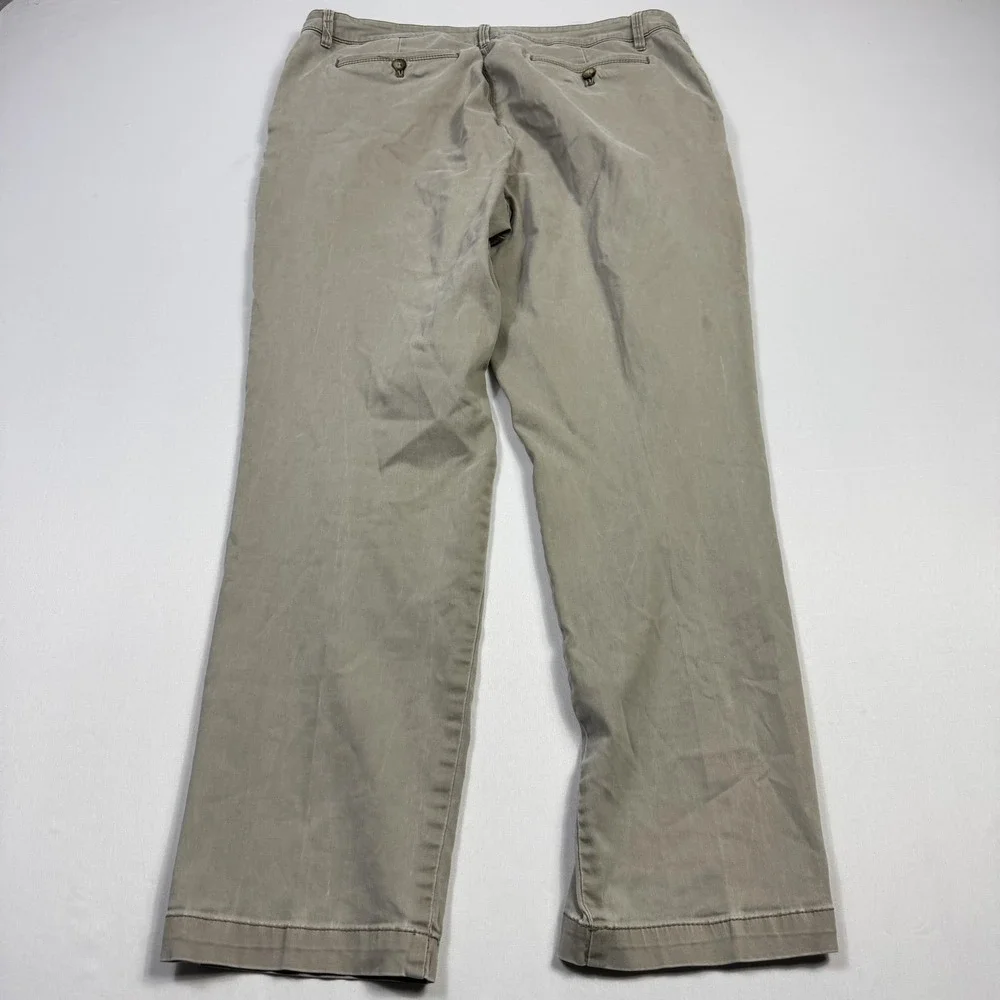 Tommy Bahama Pants Mens 12 Beige‎ Stretch Chino Tropical Lining Casual